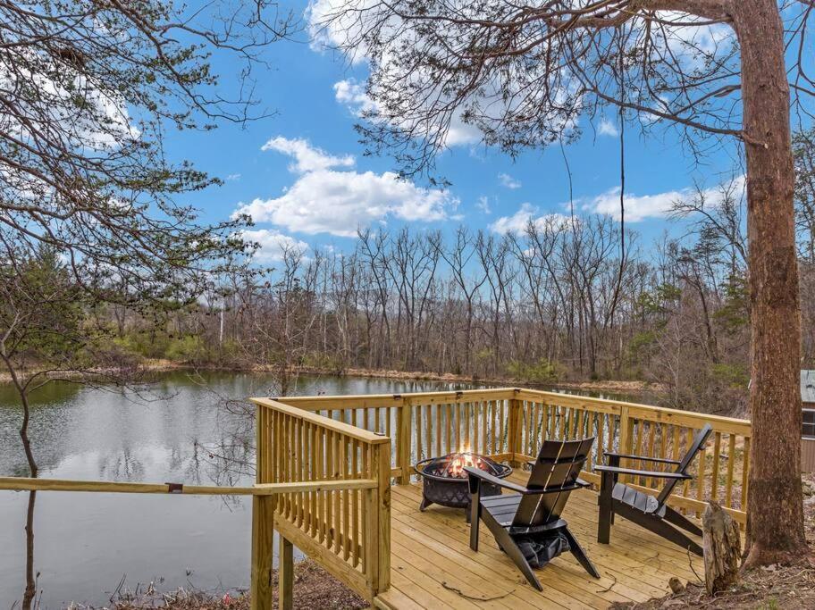 Lazy Lake 3Br Cabin W/ Mtn Views + Hot Tub +Wi-Fi Luray Exteriör bild